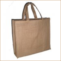 Four Bottle Bag with Jute Handle